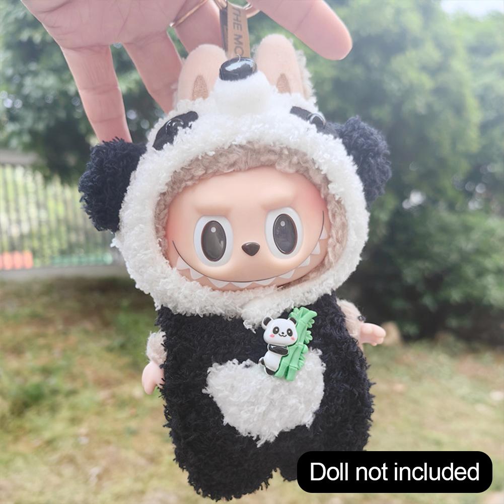 

Для 17 см Кукольная одежда Лабубу Модная одежда Толстовки Кукольная одежда Цветовые толстовки Кукольные аксессуары Милые украшения Маленькая одежда 06#