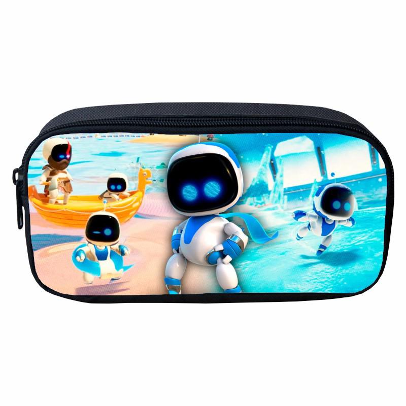 ASTRO BOT Robot Pencil Case: Cartoon Storage Box for Children's School Stationery