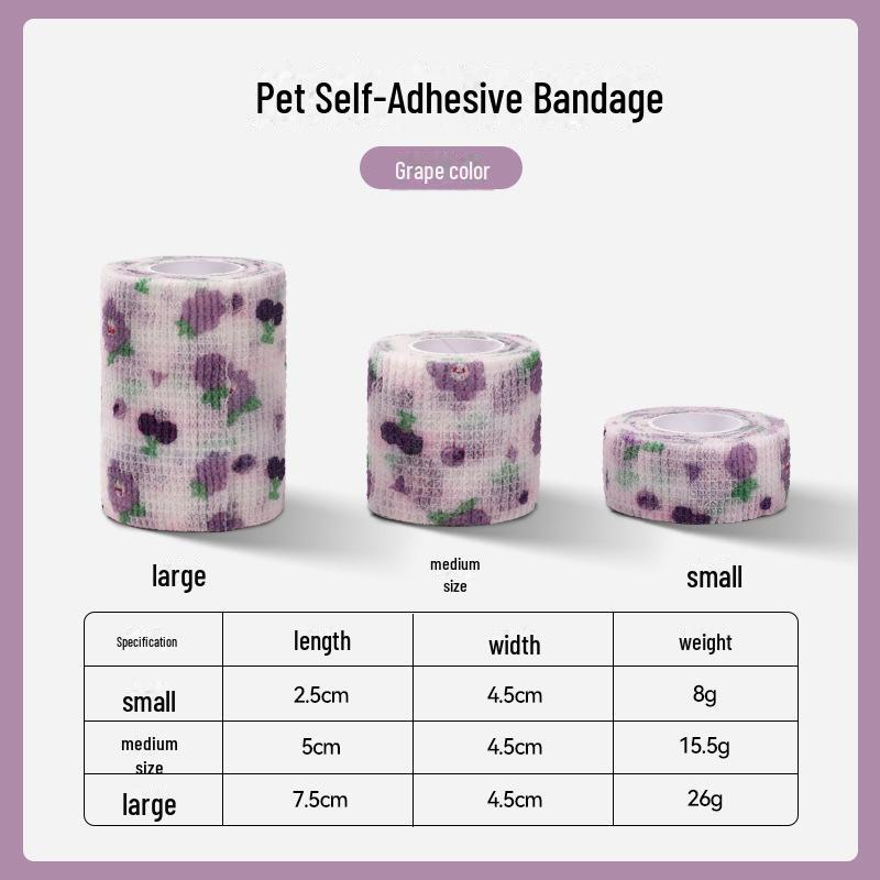 Hand-Tear Pet Bandage: Lightweight, Breathable Foot Protection for Dogs Outdoors