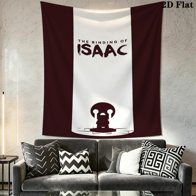 The Binding of Isaac Wall Tapestry Aesthetic Wall Hanging Printed Fabric Blanket Decorative Tapestries for Bedroom Living Room Home Decor