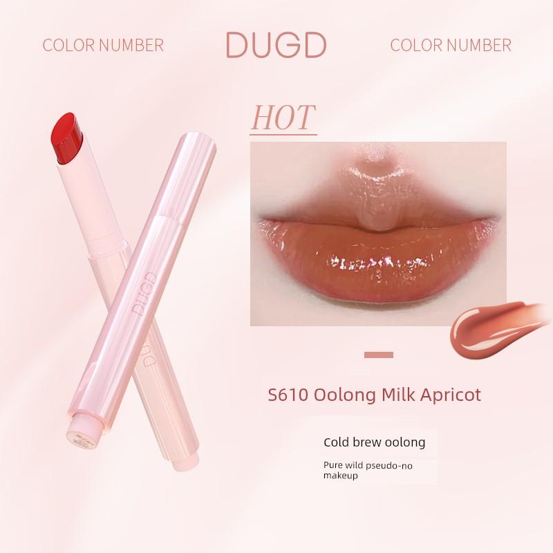 Dugd Solid Lip Gloss Water Light Mirror Lip Lacquer No Stain on Cup Full Lips Long-Lasting Moisturizing Lipstick for Women Official Authentic Products