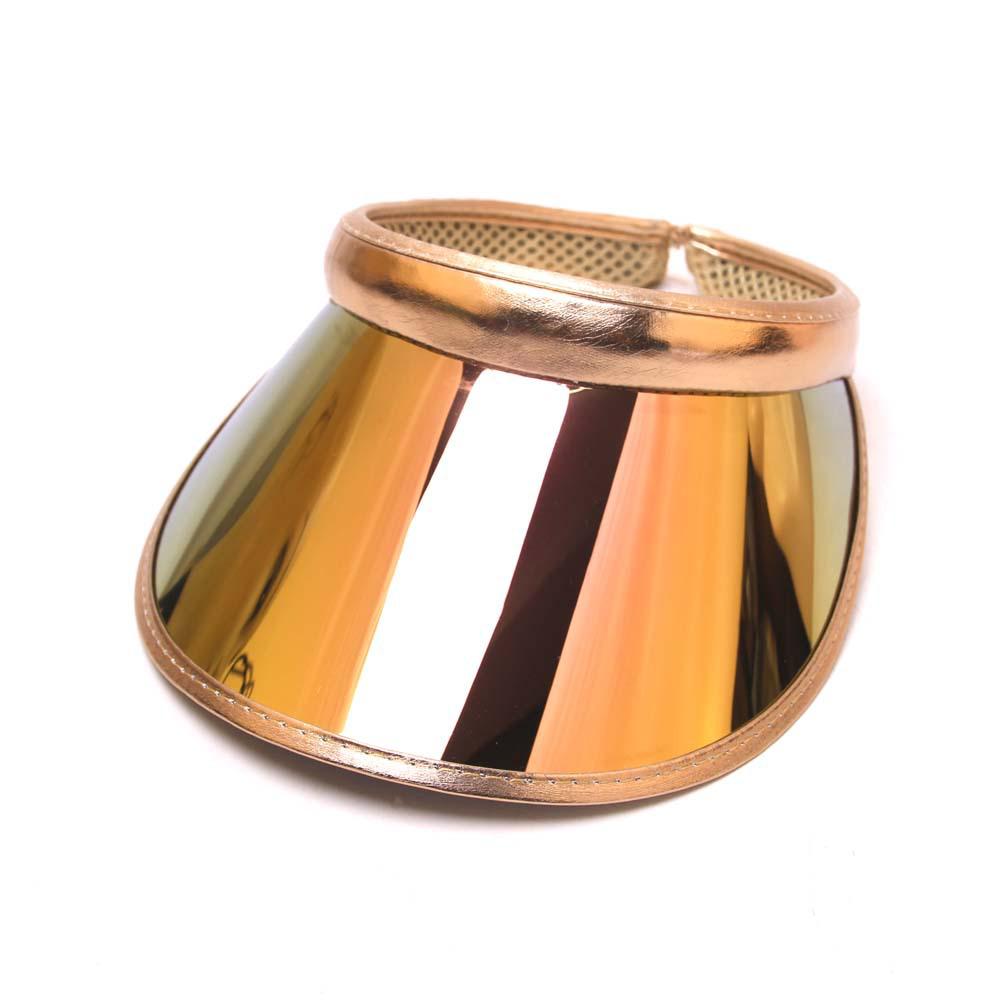 2023 Unisex Candy Color PVC Sun Visor Hat - Spring/Summer UV Protection