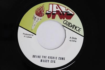 7inch Record MISTY EYE  Bring The Kuchie Come JG140 JAH GUIDANCE 2012 Jamaica Reggae Ska  Dub Used