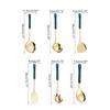 Electroplate Chef Utensil Set Cookware with Premium 201 Stainless Steel 4/6Pcs