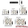 2pcs,Curtains Castle Christmas Tree Snowflakes Fashionable Modern Curtains 100% Polyester Curtains Art Deco Festive Ldeal for