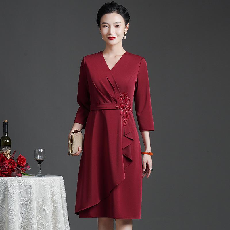 

2023 Summer Elegant A-line Slimming Dress for a Youthful Look 3XL