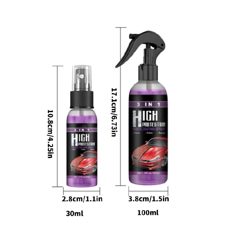 Universal Car Scratch Remover Sprayer Multifunctional Coating Shine Restorer Enhancer for Quick & Easy Paint Maintenance