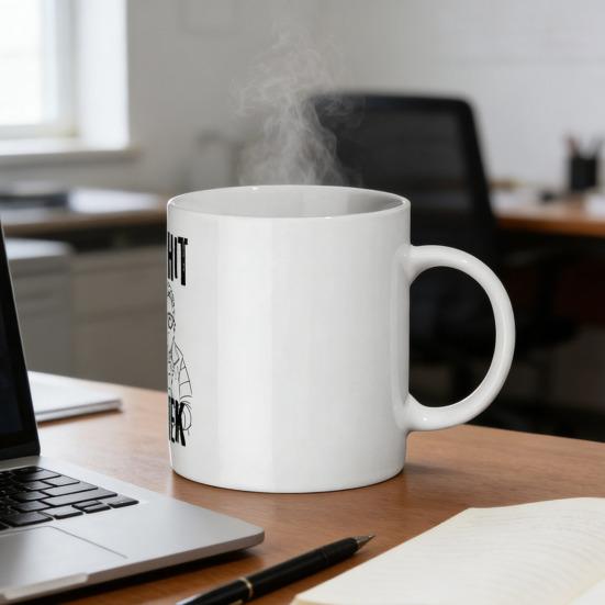 Ceramic Coffee Mug Humorous Derek Minimalist Tea Hot Chocolate Cup Creative Gift for Home Office Desk