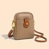 Fashion Women's Genuine Leather Diagonal Cross Head Layer Cowhide Coin Purse Cowhide Shoulder Bag