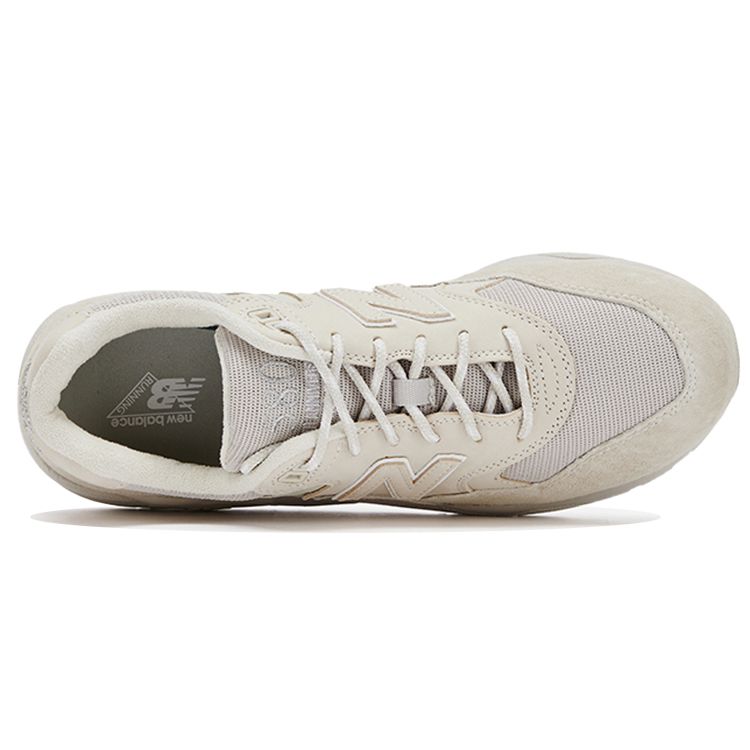 New Balance Nb 580 Classic Retro Fabric Leather Low Top Casual Running Shoes Unisex Sneaker Beige CMT580AR