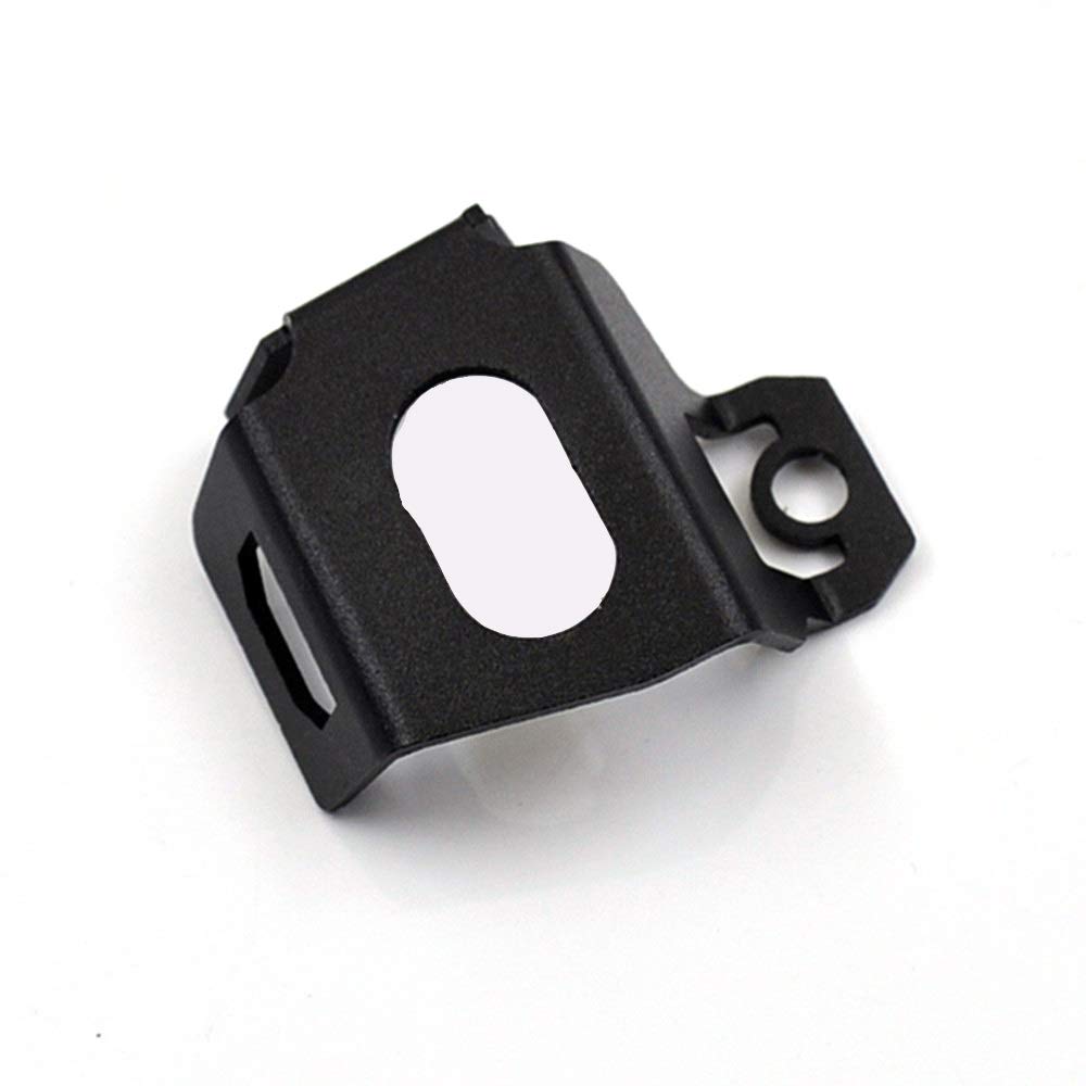 LEDISHUN Motorrad Hinterradbremsflüssigkeitsbehälterabdeckung, CNC-Aluminium Hinten