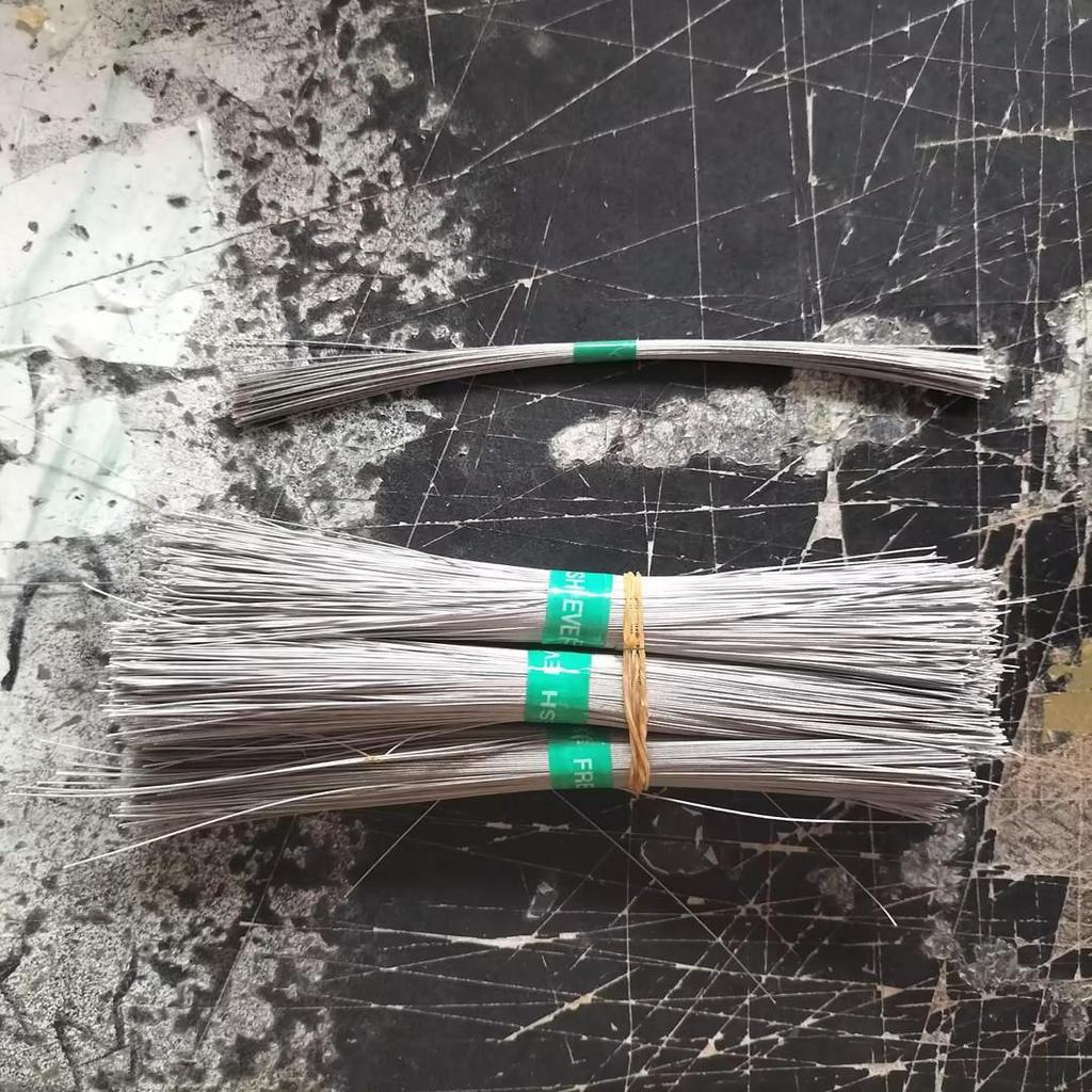 0.3mm Silver Gray Steel Wire Lead for Beading Buddha and Bodhi Beads, Customizable Lengths 10cm-20cm