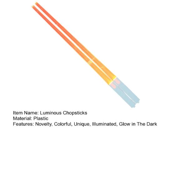 2ks hůlky LED světelný meč s bateriemi LR41 Světelné hůlky Potřeby pro párty Zábavné svítící náčiní na sushi nudle