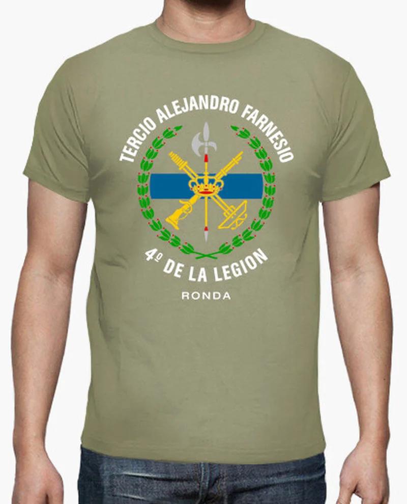 

TERCIO ALEJANDRO FARNESIO 4º LA LEGIÓN Men T-Shirt Short Sleeve Casual 100% Cotton O-Neck Summer T Shirt 4XL