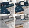 1pc Elastic Geometric Sofa Seat Cushion Cover Stretch Tight Sofa Cover for Living Room Chaise Lounge Couch Corner Sofa Cover