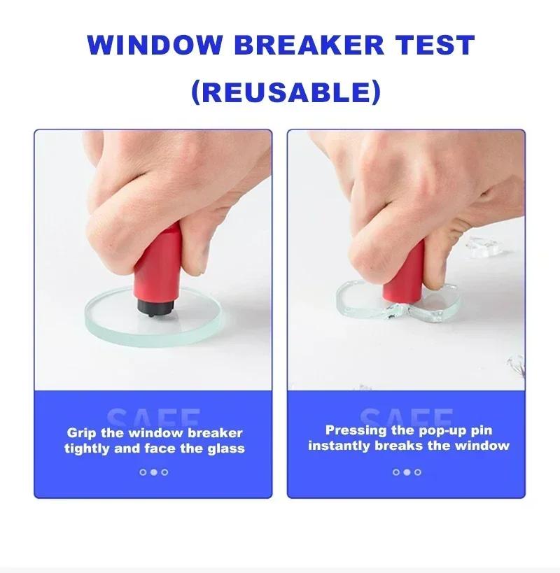 Marteau de sécurité 2-en-1 pour voiture Brise-vitre d'urgence automatique Outil de voiture pour BMW 320i 325i 320Li 325Li 330Li X7 X3 X4 X5 X6 E39 E60