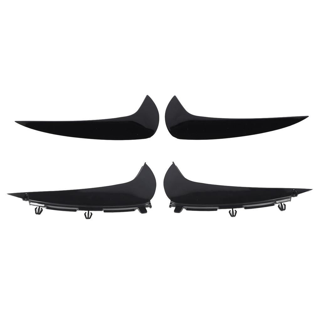 1 Pair Rear Bumper Spoiler Air Vent Cover Left Right Rear Side Splitter Air Vent Trim Replacement