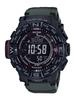 Casio PRO TREK Tøff solcelledrevet og rustfritt stålklokke Grønn herrefarge (Modell PRW-3510Y-8CR)