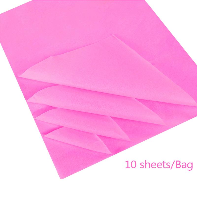 10Pcs 65x50cm Flower Wrapping Tissue Paper Wedding Event Party Bouquet Gift Wrapping Decoration Packaging DIY Craft Supplies
