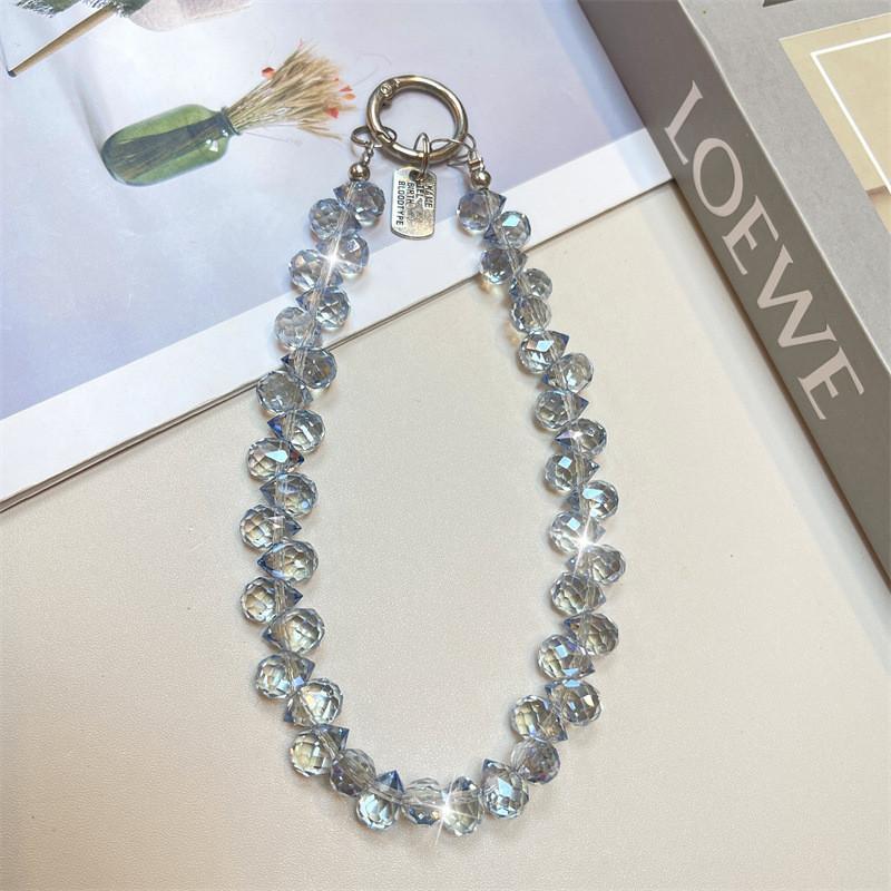 Water Crystal Phone Lanyard With Pvc Chain For Women And Men Personal Accessories