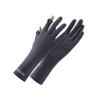 Sunscreen Gloves for Women Summer UV Proof Outdoor Cycling Tram Anti Slip Touch Screen Medium Length Thin Ice Silk Gloves