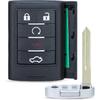 Keyecu Ersatz Smart Fernbedienung Schlüsselanhänger 5 Tasten für Cadillac STS CTS 2008-2013
