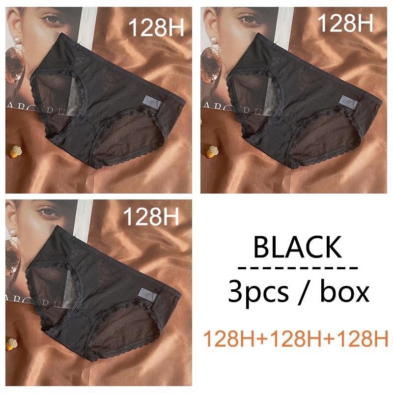

DKGEA 3 шт. черные трусики сексуальные трусы с низкой посадкой женское нижнее белье кружевные трусы прозрачные XL