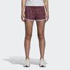 Adidas Originals Ai Shorts Fashion Striped Woven Casual Shorts Women Shorts Red DH2992