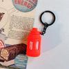 Eco Mini Gummi Pickleball Schläger Schlüsselanhänger - Sportrucksack Anhänger