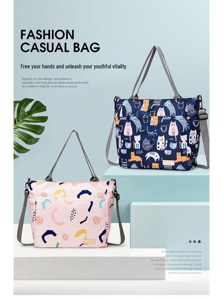 Women's Fashion Waterproof Tote: Large Capacity Crossbody Handbag for Outings