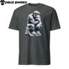 Marble Statue The Thinker Chimpanzee Short-Sleeve Unisex T-Shirt Artistic Design