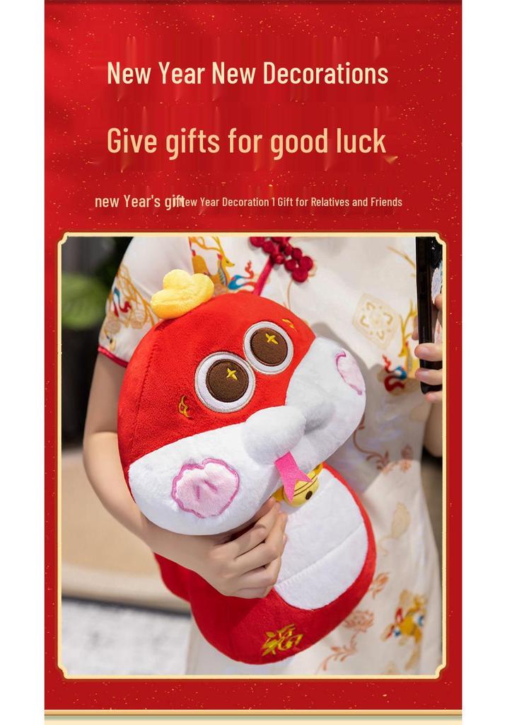 2025 Year of the Snake Plush Toy: Mini Snake Cloth Doll Ornament & New Year Gift