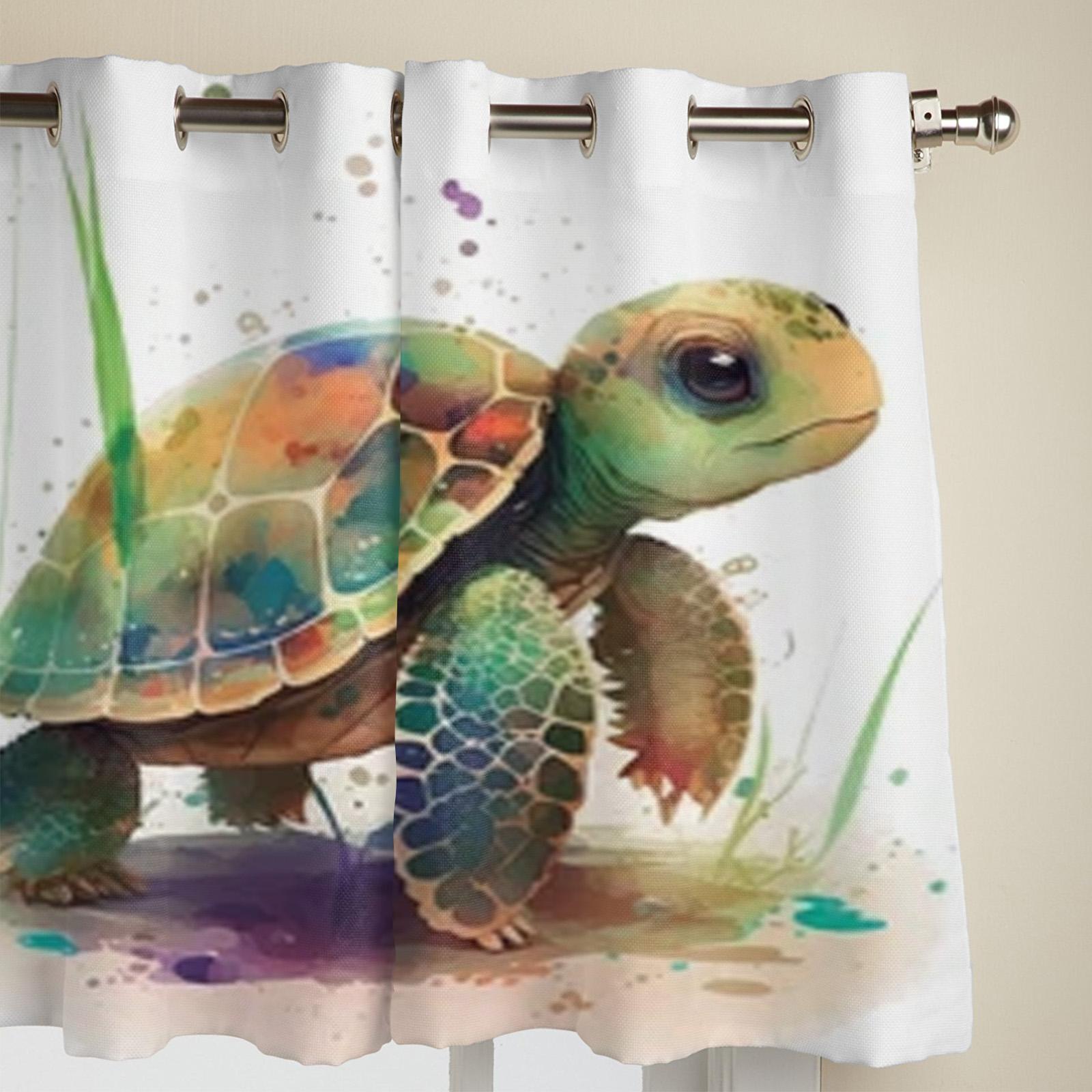 Милые детские черепахи в акварельном стиле — фото 4