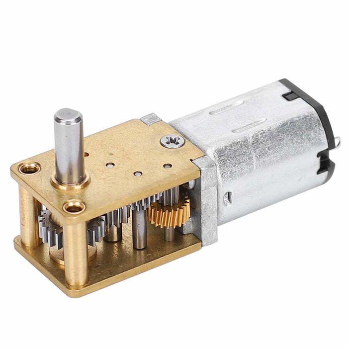 Moteur à engrenages - HILILAND - JGY-N20 - 12 Volts - 53 tr/min - Cuivre rouge