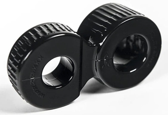 Ballstretcher Zizi Trainer Double Ring 25 mm Noir - Zizi XXX - Ballstretchers Souples