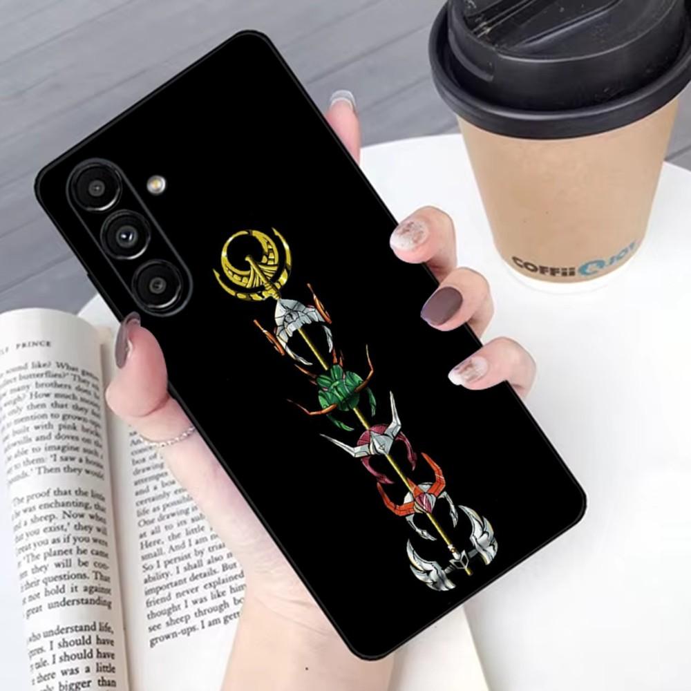 S-Saint S-Seiya Phone Case For Samsung S 25,24,21,22,23,30,20,Ultra,Plus,Fe,Lite,Note,10,9,5G Black Soft
