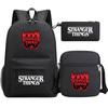 Stranger Things Star Printing Teen Student School Bag Three-Piece Men'S And Women'S Backpack