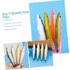 6Pcs Fish Shape Ballpoint Pen 0.5mm Tip Sea Creature Ballpoint Pen Christmas Party Supply for Adult Writing Journaling
