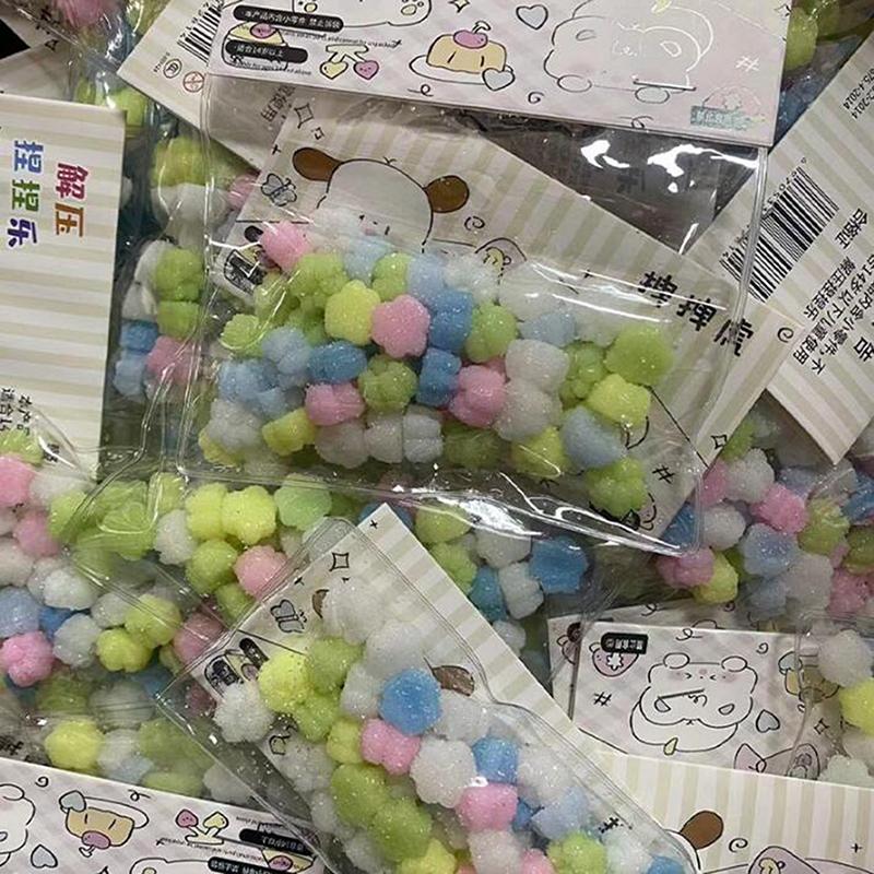 30Pcs Girl Kids Birthday Gift Healing Kawaii Macron Mini Cat'S Claw Snapper Pinch Squeeze Toy Cute Room Decoration Pendant