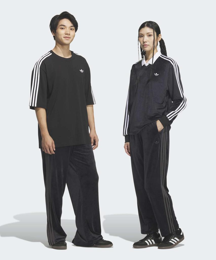 adidas Firebird Velour Track Pants - Black / Kq5481