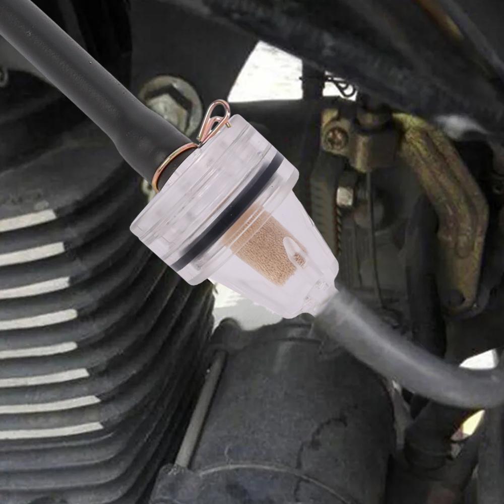Motorrad Benzinfilter Kupferkern Ölbecher Universeller Umbau Vergaser Benzinfilter Werkzeug für Motorräder und Roller