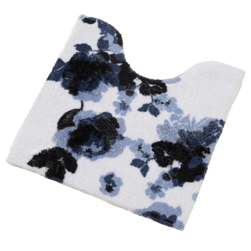 Senko Rug Kukka Toilet 70 X 70 Navy Made In Product Number 31510 M+home Mat, Approx. Cm, Blue, Japan,