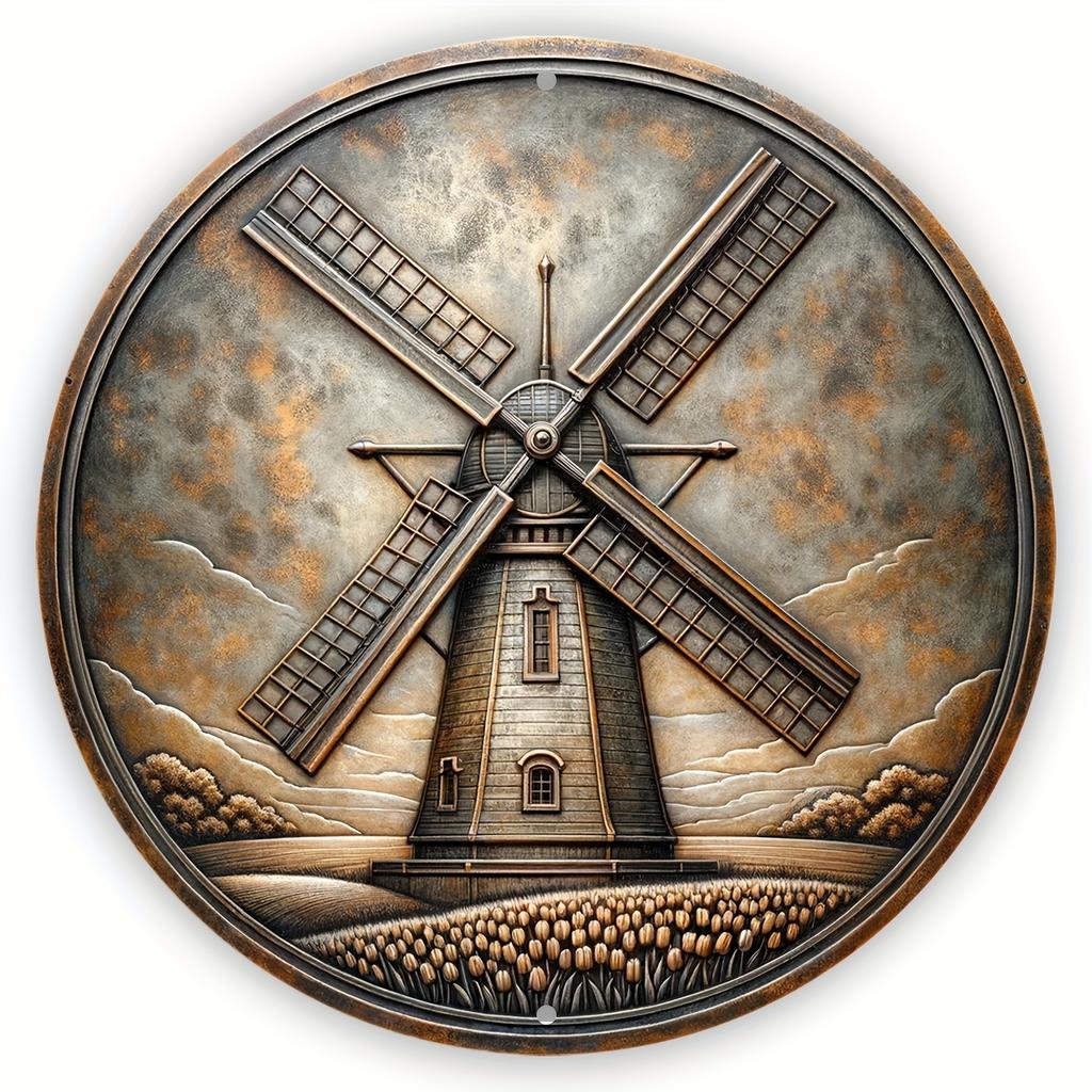 Wood Round Wooden Sign Art Painting Wreath Decorative Plates Entrance Decor Gift Mask Theme For Bar Club Home Room Wall Decor for Church Front Door