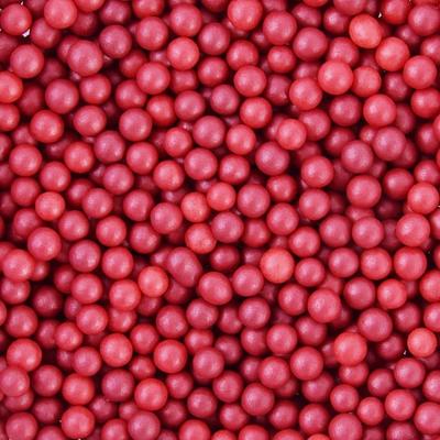 Red Sugar Pearls 7mm Sprinkles 50 G