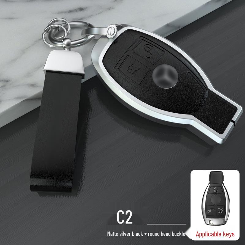 Mercedes Key Fob Protective Case: Fits E300L, C260L, A200L, GLC300L, GLE, and C200L Models
