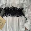Hollow Corset Belt Elastic Wide Waist Corset Luxury Lace Cummerbunds  Girl