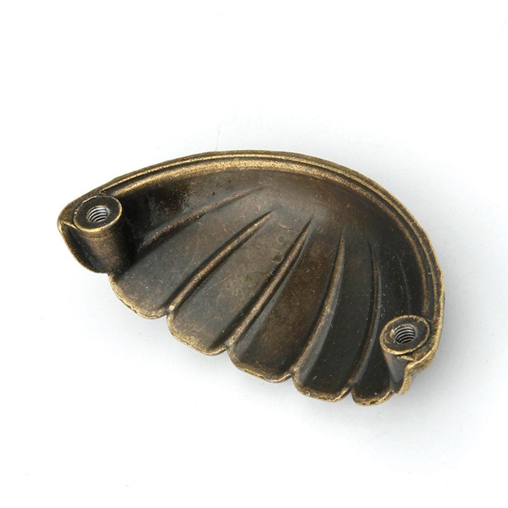 Furniture Fittings Dresser Wardrobe Cupboard Cabinet Pulls Shell Shape Door Handles Drawer Knobs