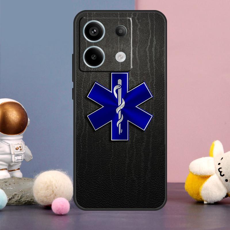 

EMT EMS Medical Rescue Case For Xiaomi Redmi Note 13 9 10 11 12 14 15 Pro Plus Redmi 15 15C 14C 10C 12C 13C Cover Redmi Note 9 Pro