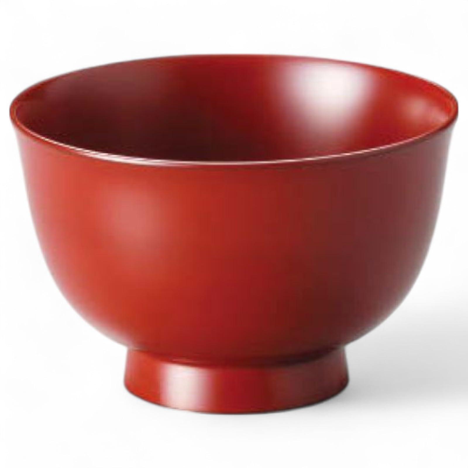 

Set of 5 Lacquerware Made in J-kitchens Bowls, Hand-Painted, Japan, PID-527858