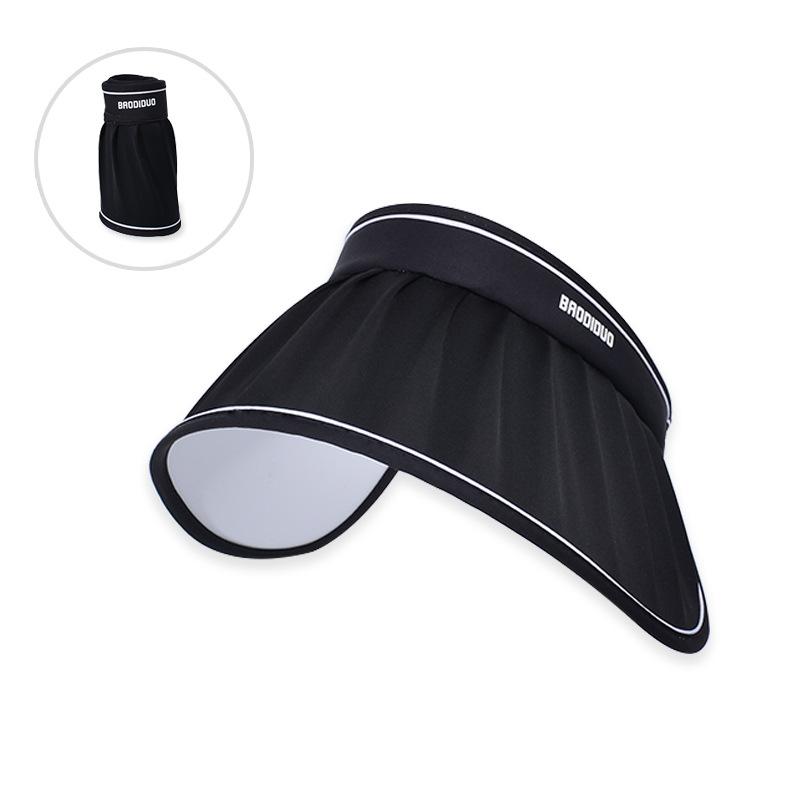 

1118 Wrap around large brim children s hat boys and girls summer sun protection visor UV protection shell empty top hat